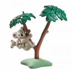 Set 2 figurine cu accesorii - Wiltopia - Koala cu pui in copac