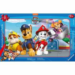 Puzzle 15 piese - Paw Patrol - Rama