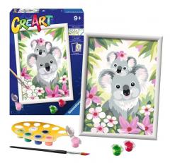 Set pictura pe numere - Creart - Koala cu pui