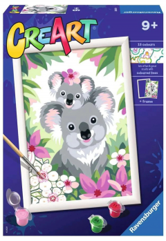 Set pictura pe numere - Creart - Koala cu pui