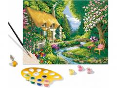 Set pictura pe numere - Creart - Casuta pe malul raului