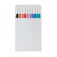 Set 10 finelinere - Emott No. 2, 0.4mm, pastel