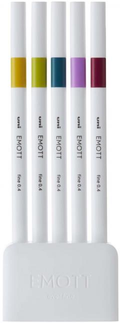 Set 5 finelinere - Emott - Retro Colors