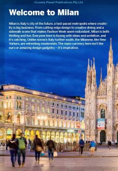 Lonely Planet Pocket Milan