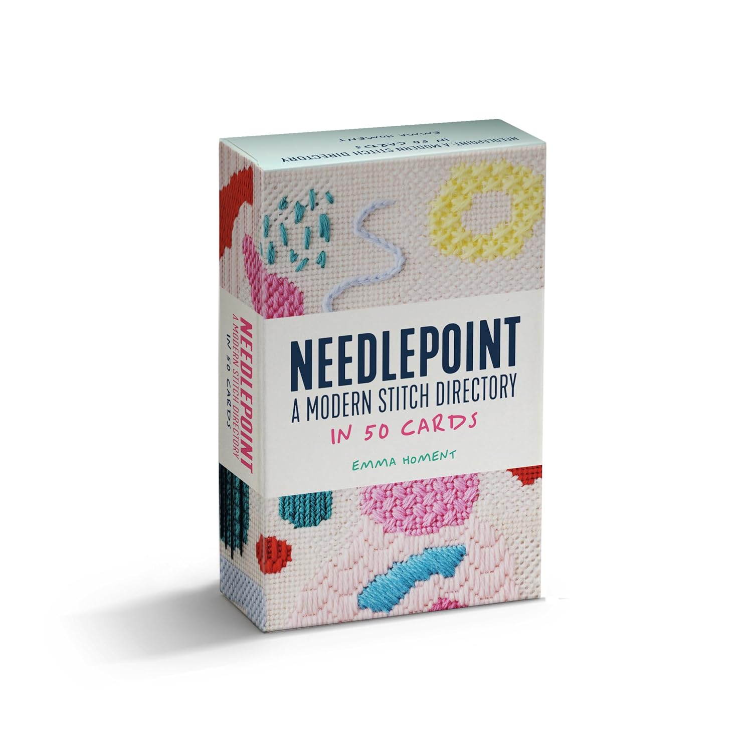 Needlepoint: A modern stitch directory in 50 cards - Emma Homent