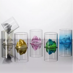 Set cadou 6 pahare cu munte - Gust la inaltime