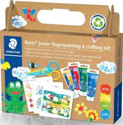 Set pictura cu vopsea pentru degete - Noris junior, 6 piese