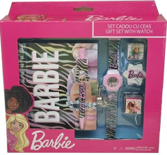 Set cadou cu ceas - Barbie