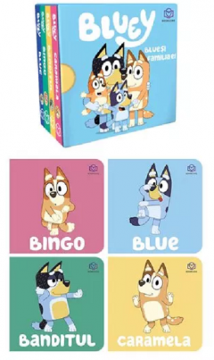 Pachet Bluey - Blue si familia ei