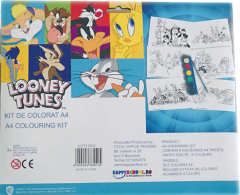 Kit de colorat cu acuarele - Looney Tunes
