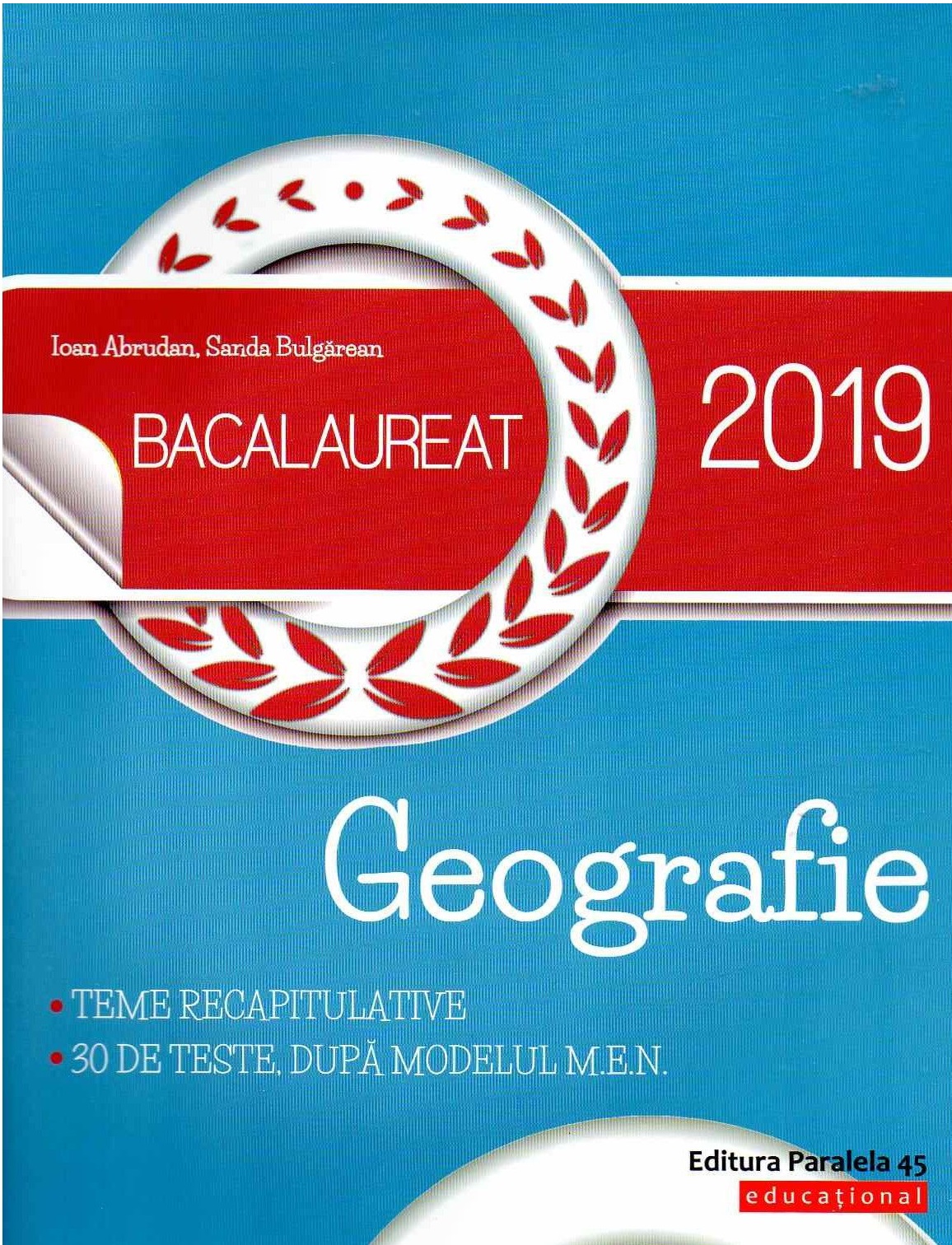 Bacalaureat Geografie 2019