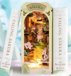 Puzzle 3D - Cotor de carte DIY - Falling Sakura