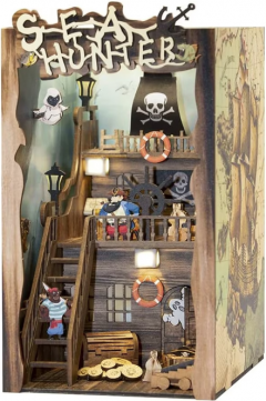 Puzzle 3D - Cotor de carte DIY - Sea Hunter