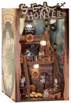 Puzzle 3D - Cotor de carte DIY - Sea Hunter