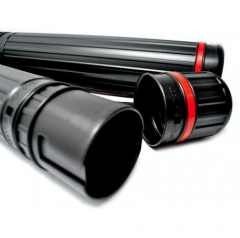 Tub din plastic - Negru, 8.5 cm