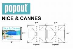 Nice & Cannes Popout Map