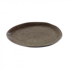 Farfurie - Plate Oval Large Grey