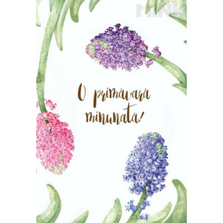 Felicitare - O primavara minunata - Mink