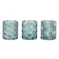 Pahar pentru lumanare - Dark Green, mai multe modele