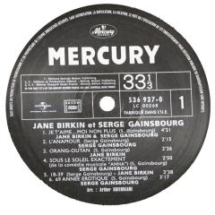 Serge Gainsbourg & Jane Birkin - Vinyl