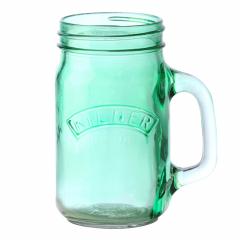 Borcan verde cu maner - 400 ml