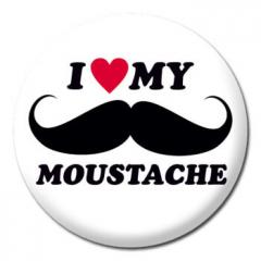 Insigna - I Love My Moustache Perseus