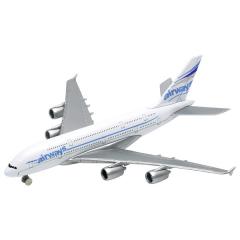 Jucarie - Avion Airbus A380, 14.5cm