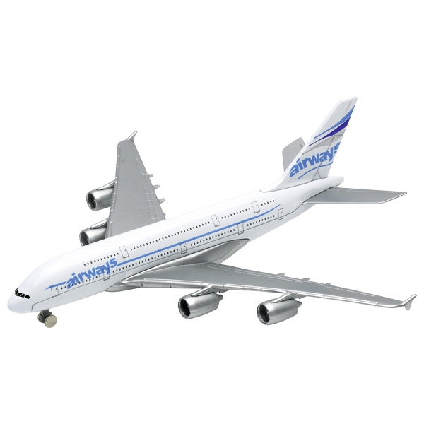 SOCATEC- Other License Avion Jouet Airbus A380, 13635, Blanc : :  Jeux et Jouets