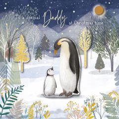 Felicitare - Into the Foreste - Daddy - Penguin and Chick	