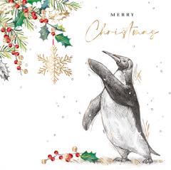 Felicitare - Festive Sketchbook - Christmas Penguin