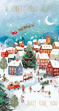 Felicitare tip portofel - Gift - Together at Christmas