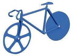 Cutit pentru pizza - Bike - Albastru