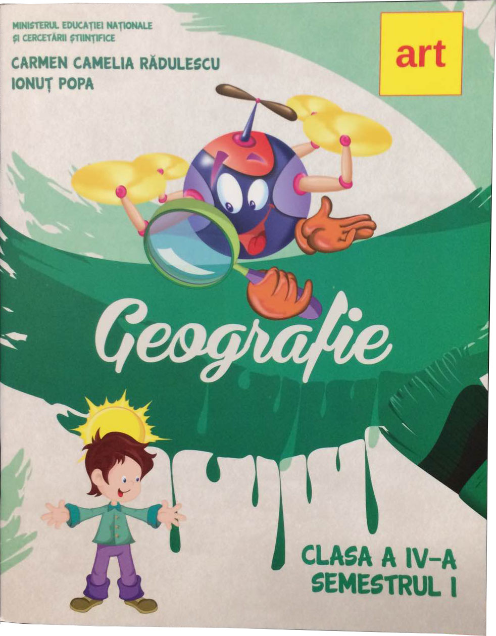 Geografie - Manual pentru clasa a IV-a Semestrul 1