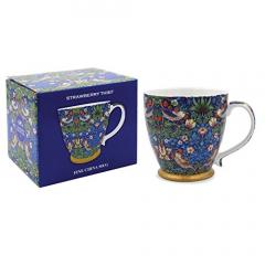 Cana cu farfurie - Blue Strawberry Thief Lesser & Pavey