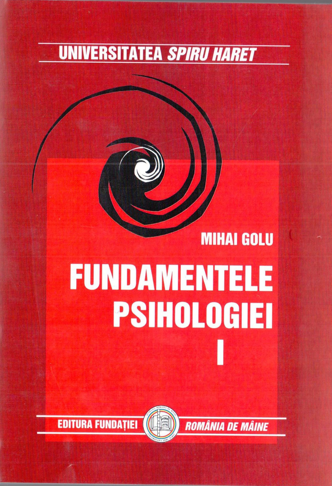 helicopter wooden upper Fundamentele psihologiei I si II - Mihai Golu
