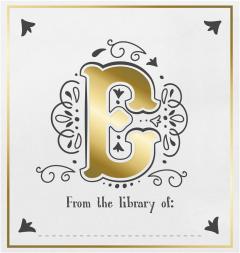 Set 12 stickere - Litera E