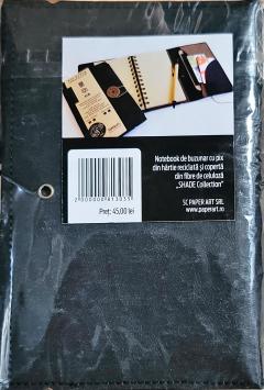 Agenda de buzunar cu pix - Black