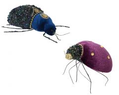 Decoratiune - Insect Polyester Strass Stones and Beads, doua modele