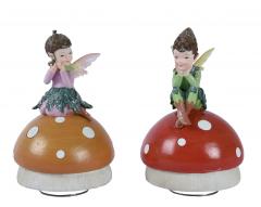 Cutiuta muzicala - Polyresin Mushroom, doua modele