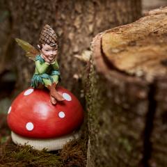 Cutiuta muzicala - Polyresin Mushroom, doua modele