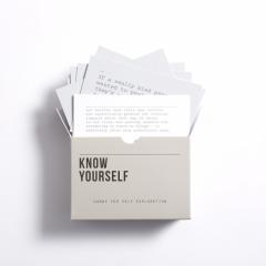 Know Yourself Prompt Cards - Words and images for self