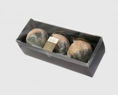 Set globuri Craciun - Fading Leafs, 3 bucati