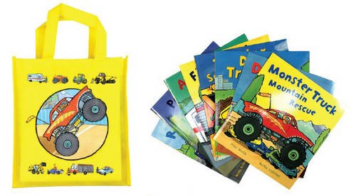Busy Wheels: Bag Collection – 8 Book Bag Set