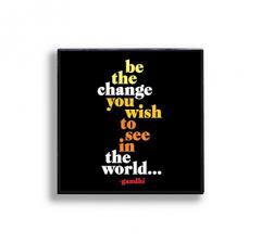 Insigna - Be the Change | Quotable Cards
