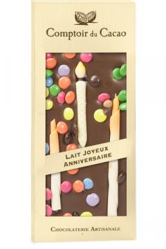 Ciocolata amaruie decorata - Happy Birthday
