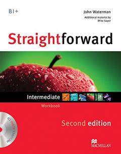 Coperta cărții Straightforward Second Edition Intermediate Level Workbook Without Key + CD