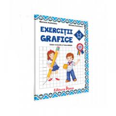 Caiet de exercitii grafice 5-6 ani Mariana Andreianu, Mihaela Andreianu