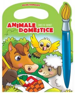 Animale domestice - Carte de colorat