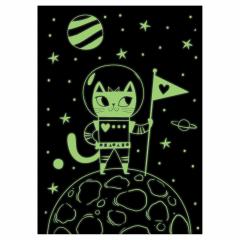 Agenda - Space Cat Glow-In-The-Dark Locked