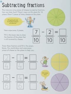 Wipe-clean Fractions 7-8